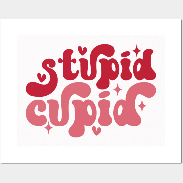 Stupid Cupid Wall Art by MZeeDesigns